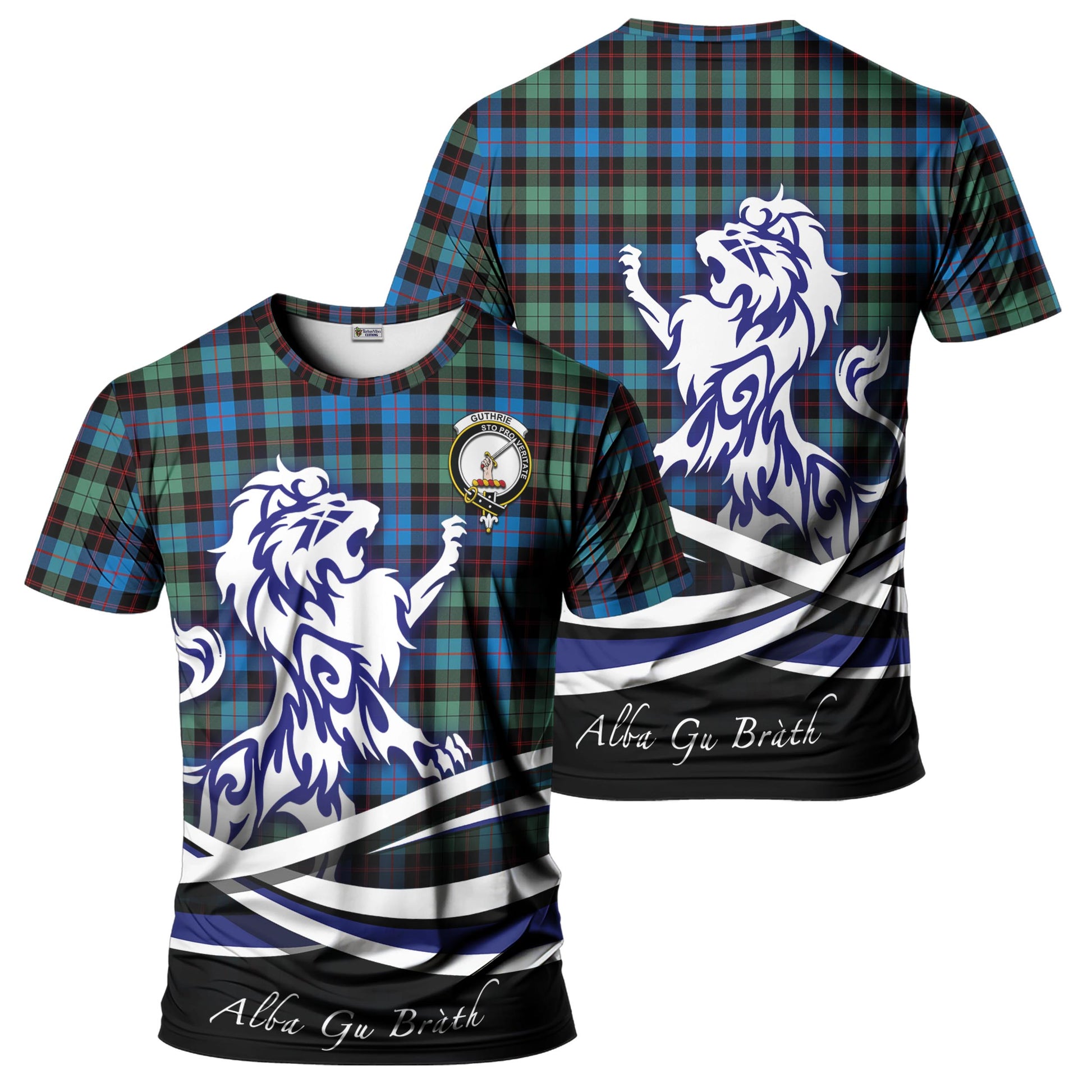 guthrie-ancient-tartan-t-shirt-with-alba-gu-brath-regal-lion-emblem