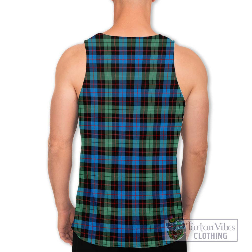 Guthrie Ancient Tartan Men's Tank Top with Family Crest DNA In Me Style - Tartanvibesclothing Shop