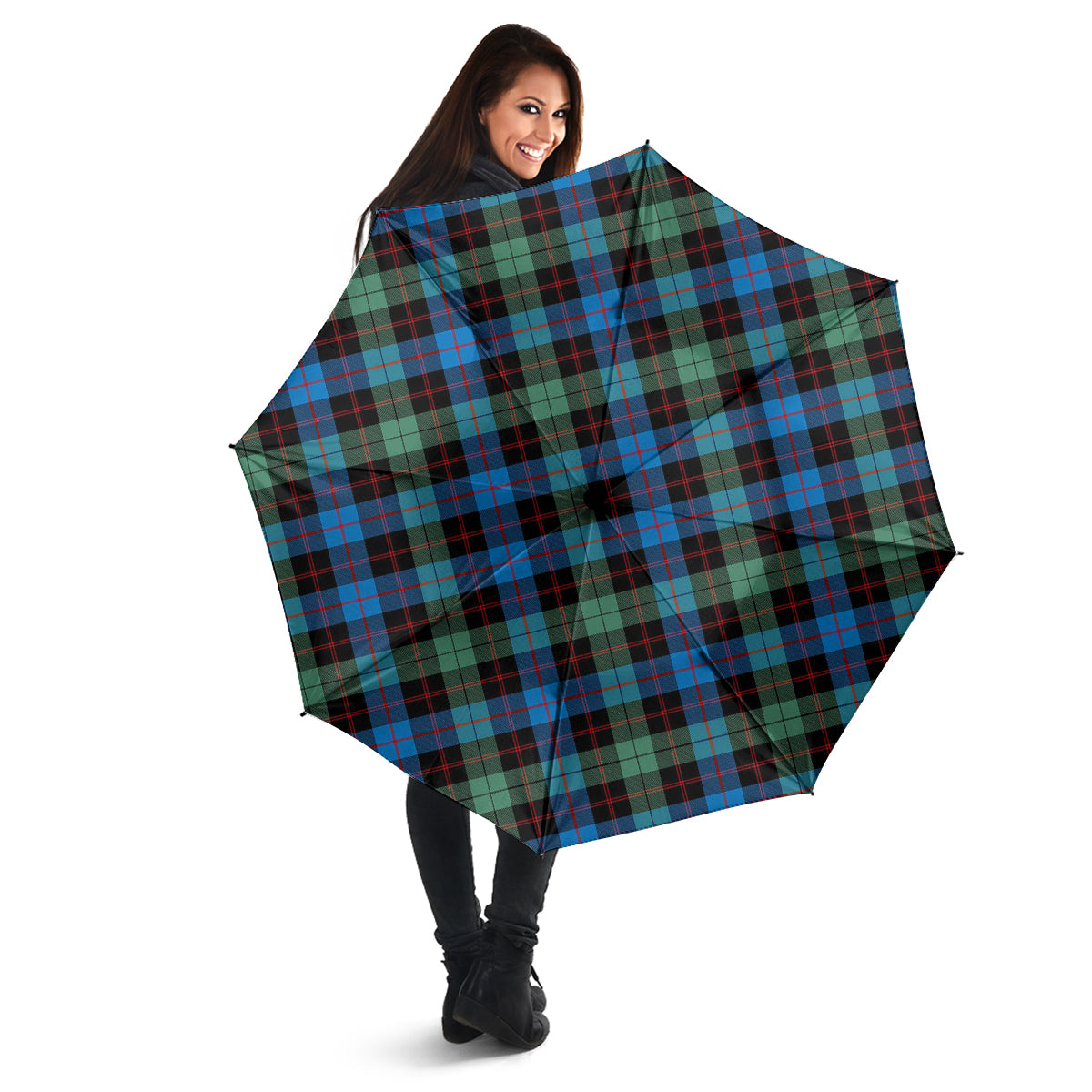 Guthrie Ancient Tartan Umbrella - Tartanvibesclothing