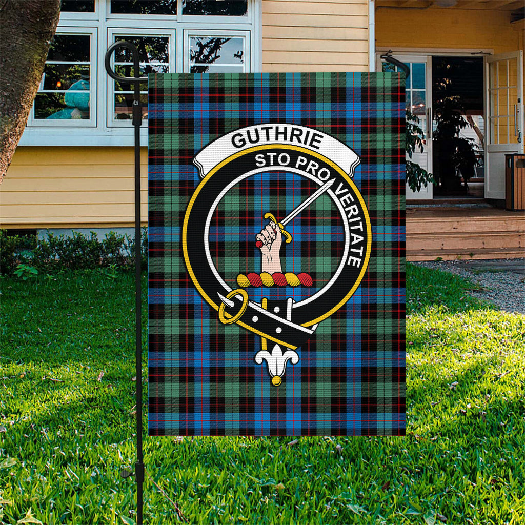 Guthrie Ancient Tartan Flag with Family Crest - Tartan Vibes Clothing