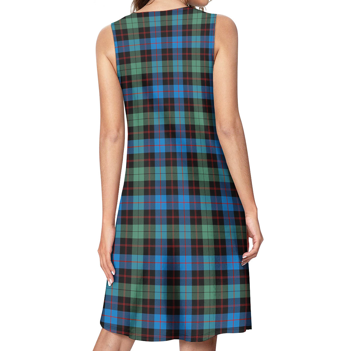 Guthrie Ancient Tartan Womens Casual Dresses - Tartanvibesclothing