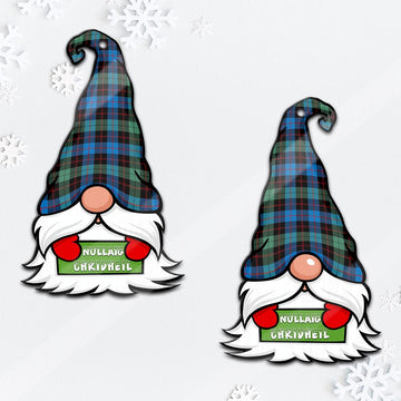 Guthrie Ancient Gnome Christmas Ornament with His Tartan Christmas Hat