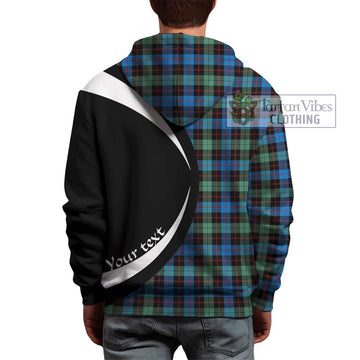 Guthrie Ancient Tartan Hoodie with Family Crest Circle Style