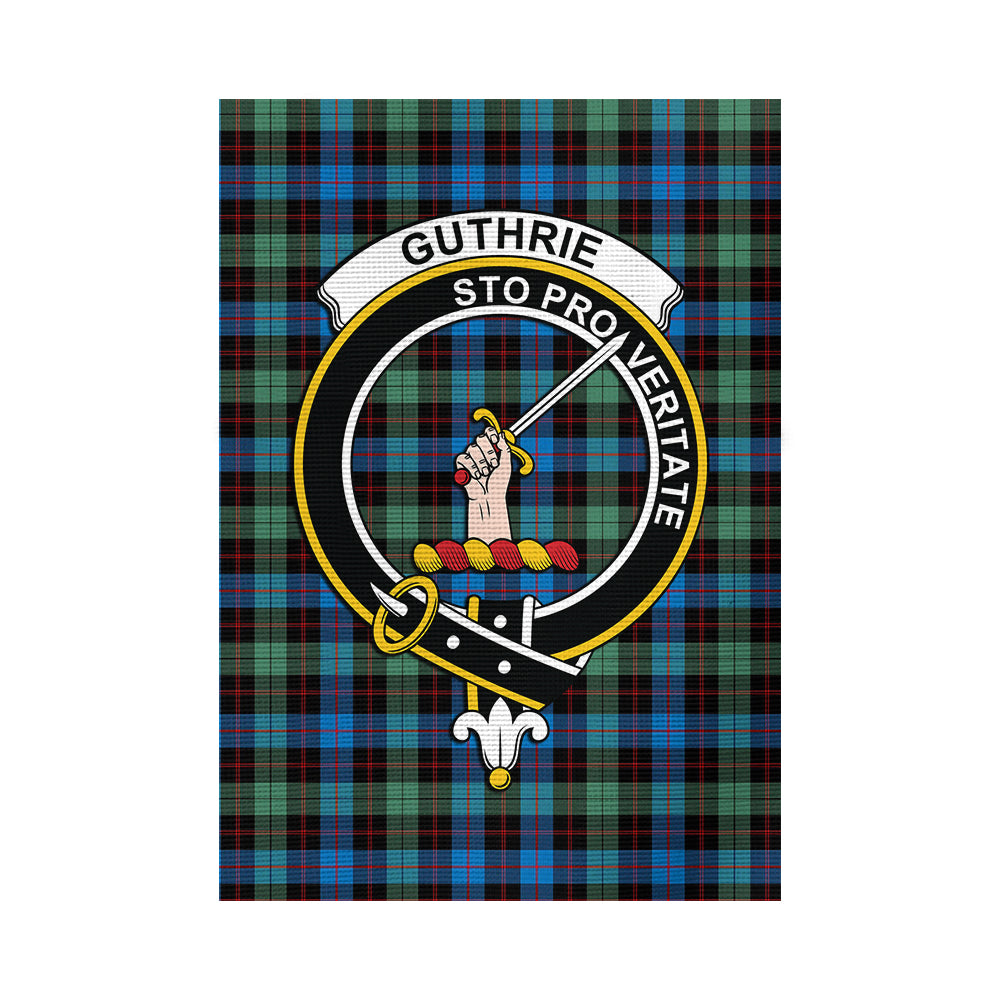 Guthrie Ancient Tartan Flag with Family Crest - Tartan Vibes Clothing