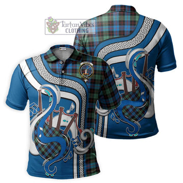 Guthrie Ancient Tartan Polo Shirt with Epic Bagpipe Style