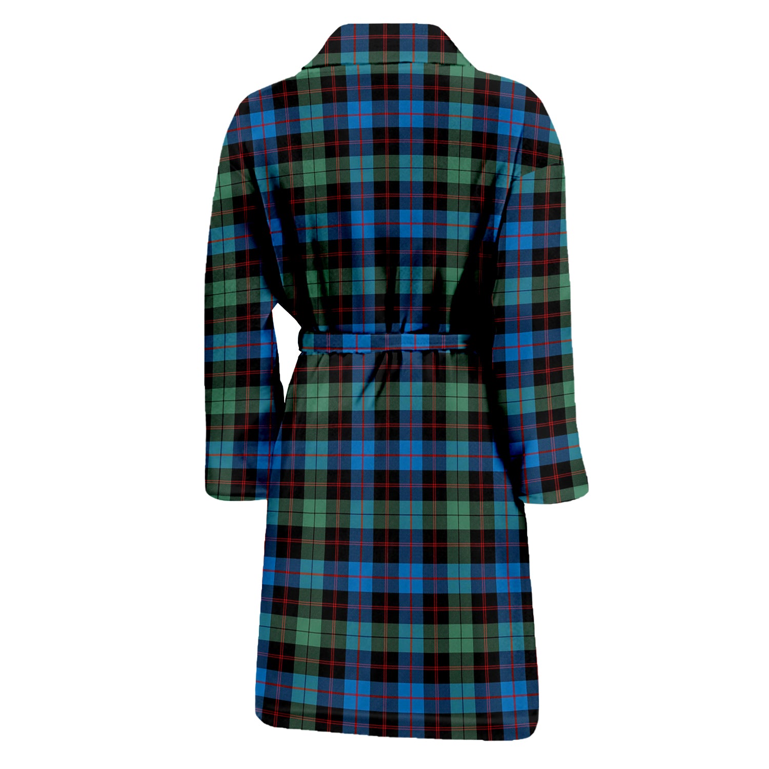 Guthrie Ancient Tartan Bathrobe with Family Crest - Tartan Vibes Clothing