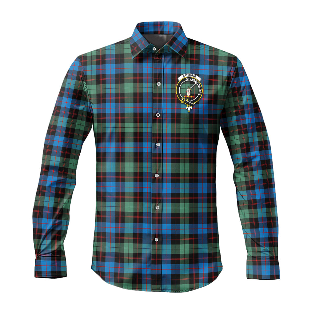 guthrie-ancient-tartan-long-sleeve-button-up-shirt-with-family-crest