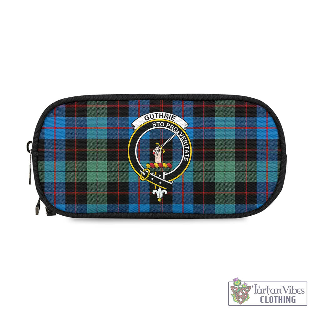 Tartan Vibes Clothing Guthrie Ancient Tartan Pen and Pencil Case with Family Crest