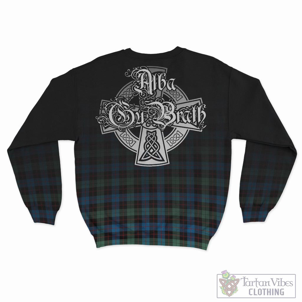 Tartan Vibes Clothing Guthrie Ancient Tartan Sweatshirt Featuring Alba Gu Brath Family Crest Celtic Inspired