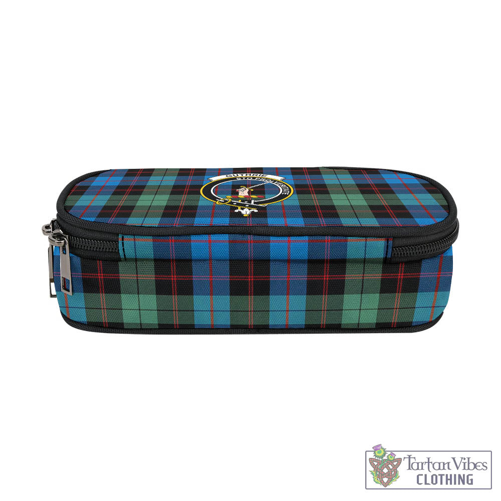 Tartan Vibes Clothing Guthrie Ancient Tartan Pen and Pencil Case with Family Crest