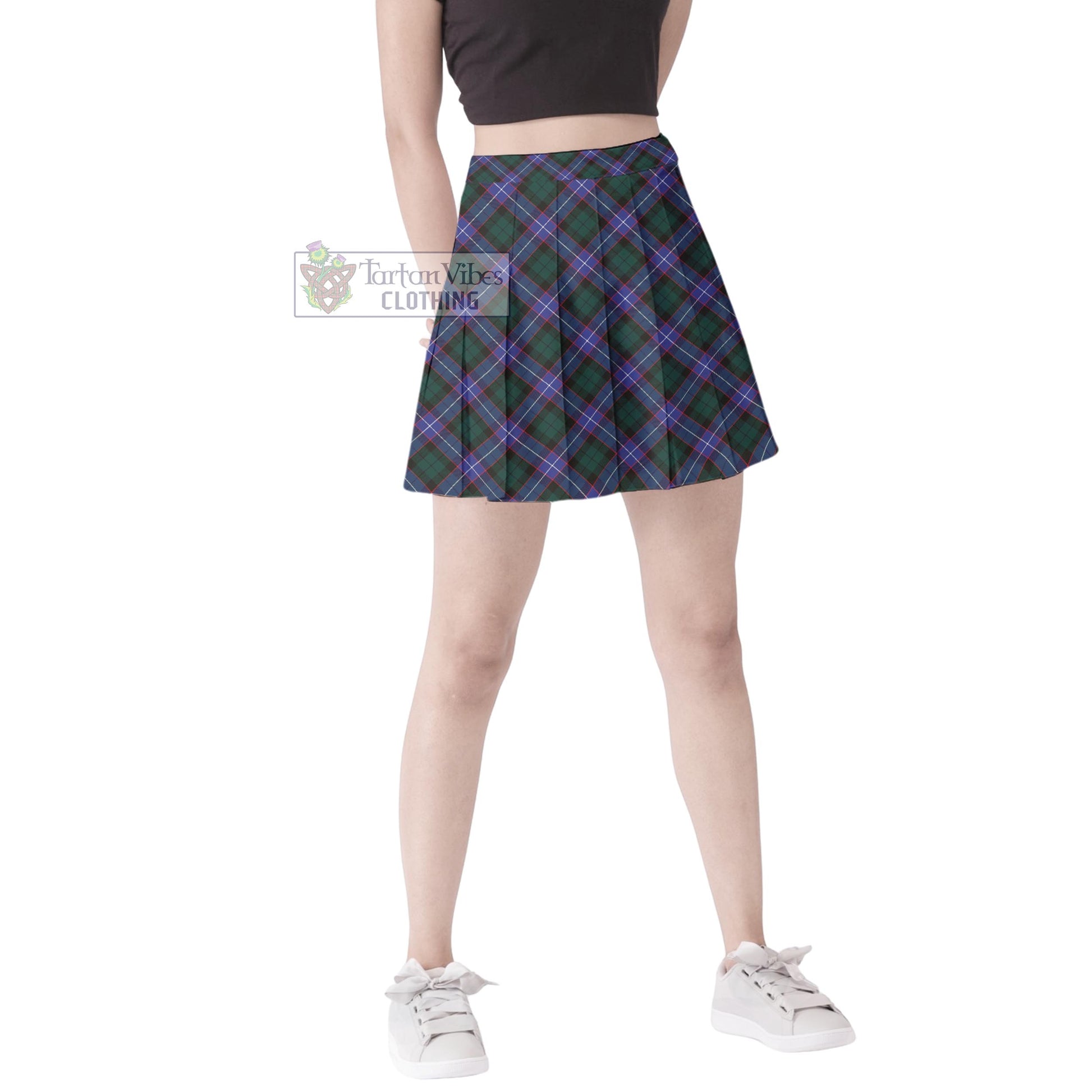 Tartan Vibes Clothing Guthrie Modern Tartan Women's Plated Mini Skirt