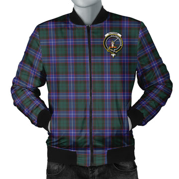 Guthrie Modern Tartan Bomber Jacket with Family Crest