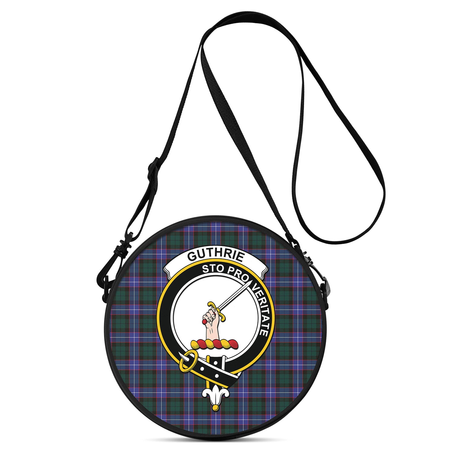 guthrie-modern-tartan-round-satchel-bags-with-family-crest