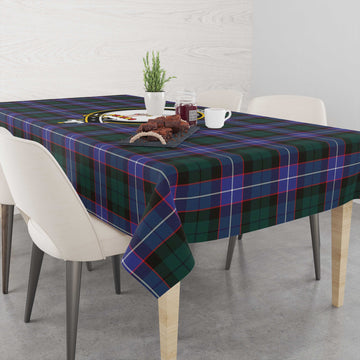 Guthrie Modern Tartan Tablecloth with Family Crest