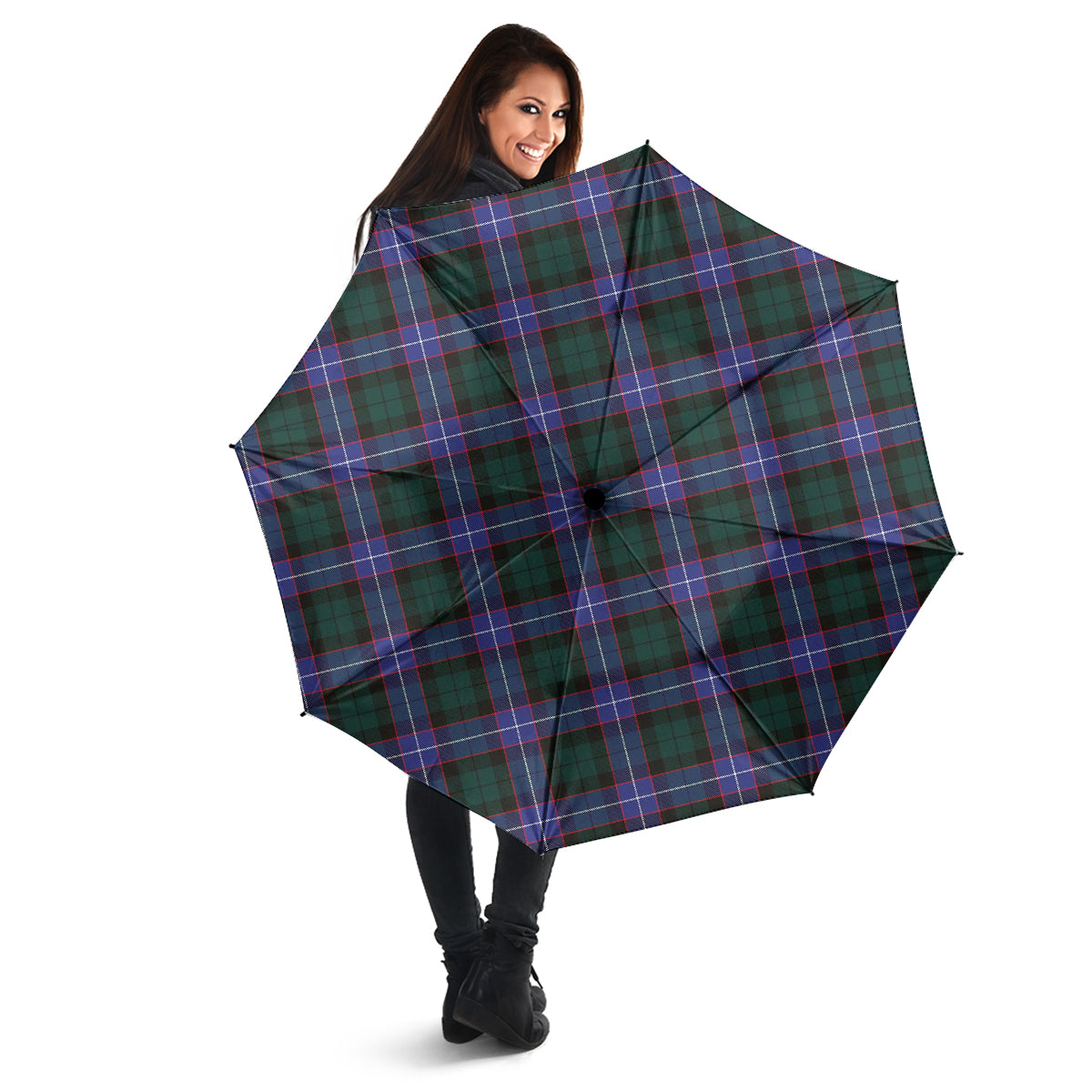 Guthrie Modern Tartan Umbrella - Tartanvibesclothing