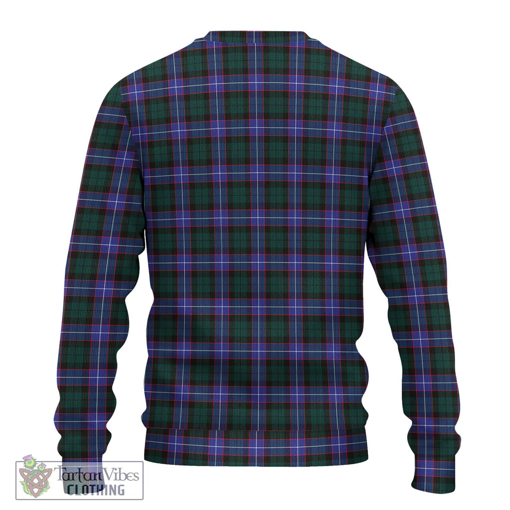 Guthrie Modern Tartan Knitted Sweater with Family Crest DNA In Me Style - Tartanvibesclothing Shop