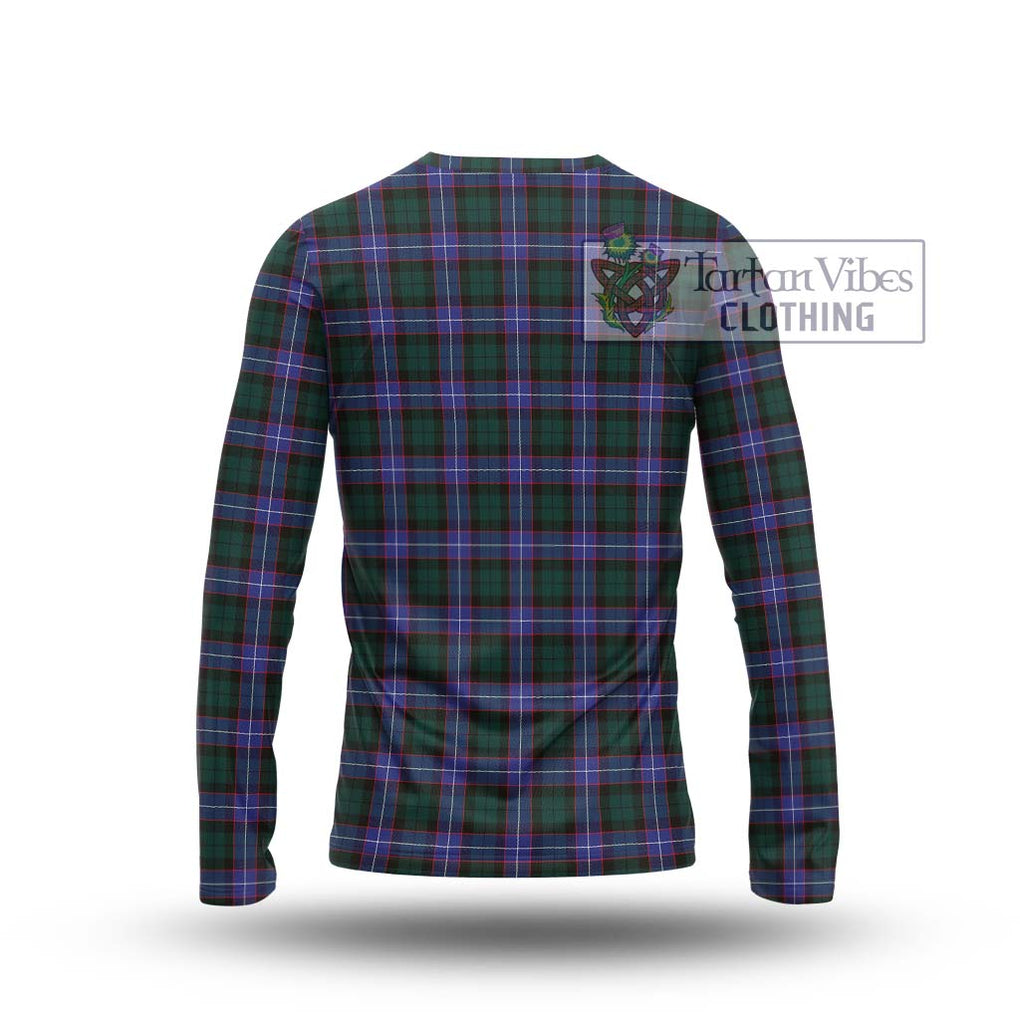 Guthrie Modern Tartan Long Sleeve T-Shirt with Family Crest DNA In Me Style - Tartanvibesclothing Shop