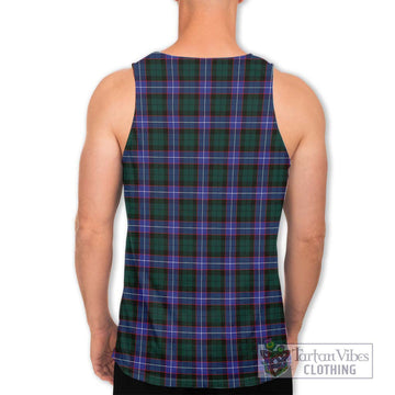 Guthrie Modern Tartan Men's Tank Top with Family Crest DNA In Me Style