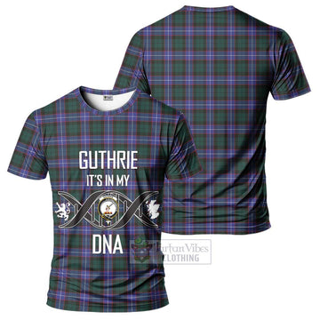 Guthrie Modern Tartan T-Shirt with Family Crest DNA In Me Style