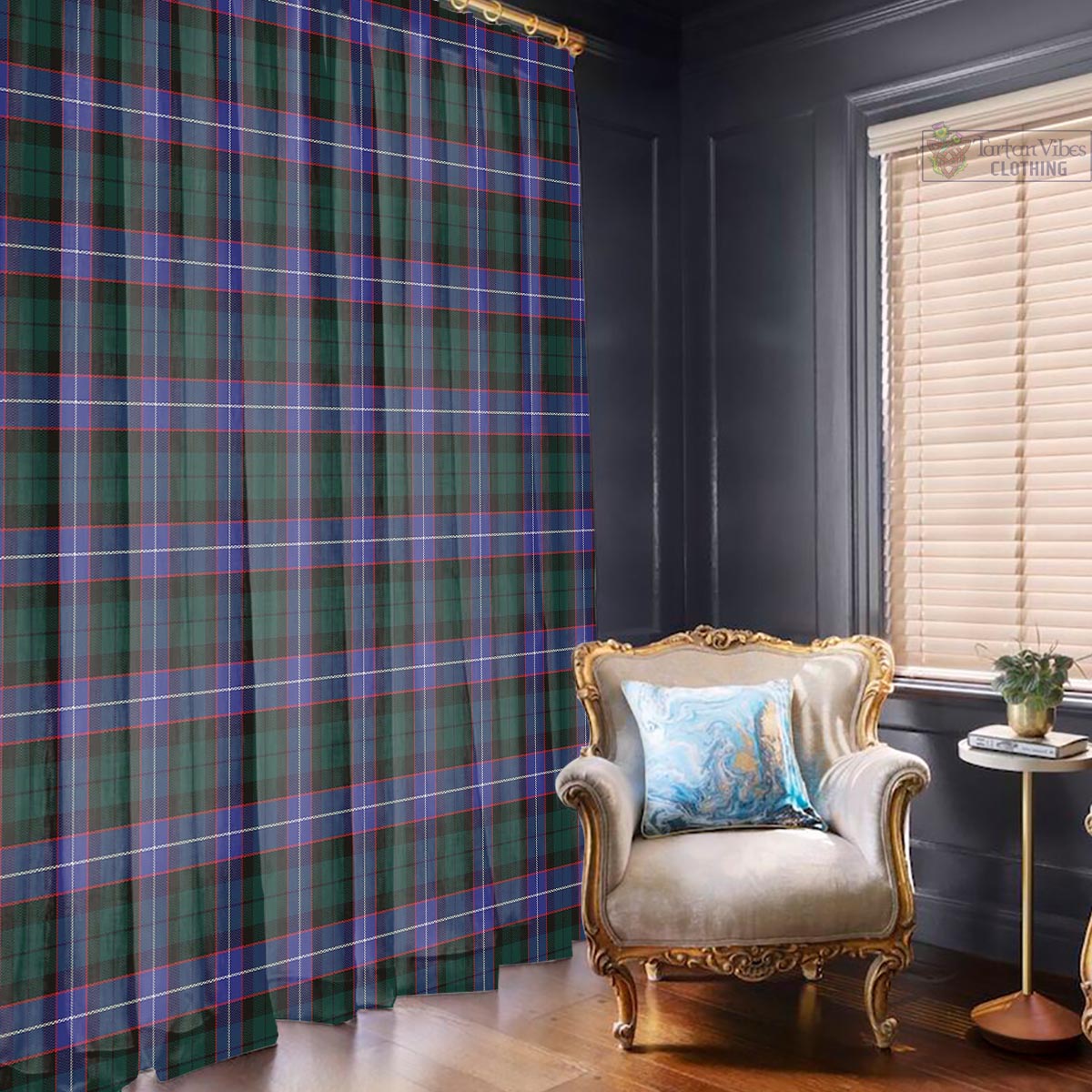 Guthrie Modern Tartan Window Curtain