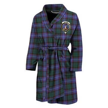 Guthrie Modern Tartan Bathrobe with Family Crest