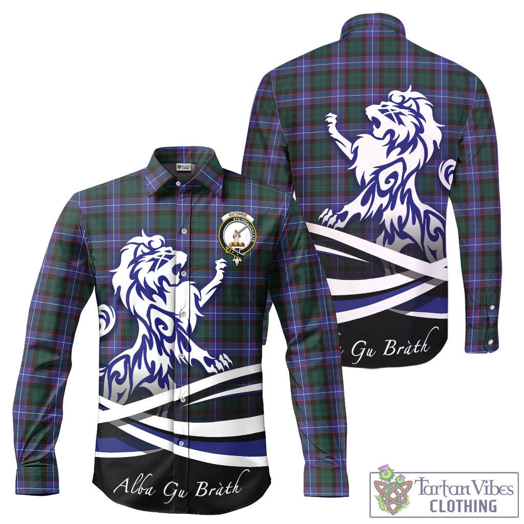 guthrie-modern-tartan-long-sleeve-button-up-shirt-with-alba-gu-brath-regal-lion-emblem