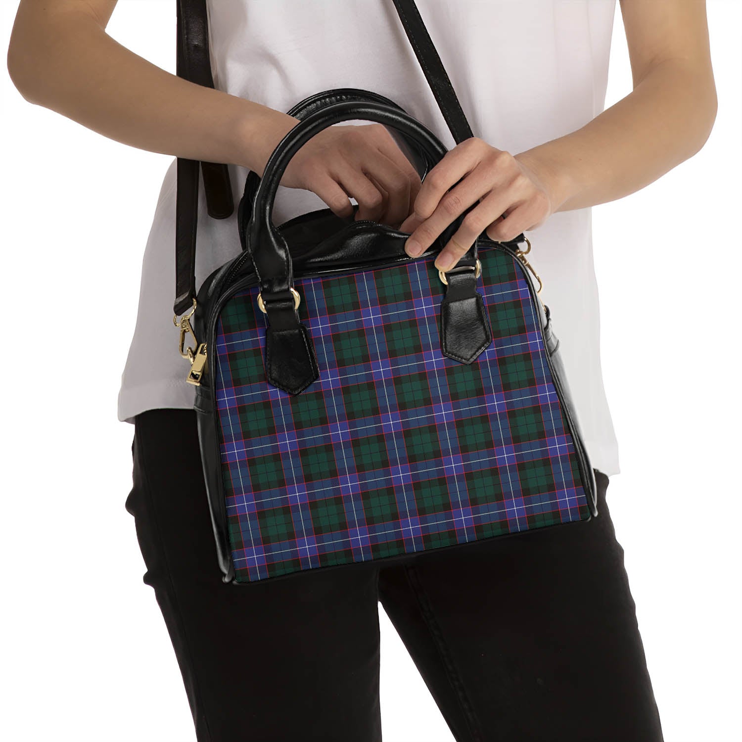 Guthrie Modern Tartan Shoulder Handbags - Tartanvibesclothing