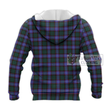 Guthrie Modern Tartan Knitted Hoodie with Family Crest DNA In Me Style