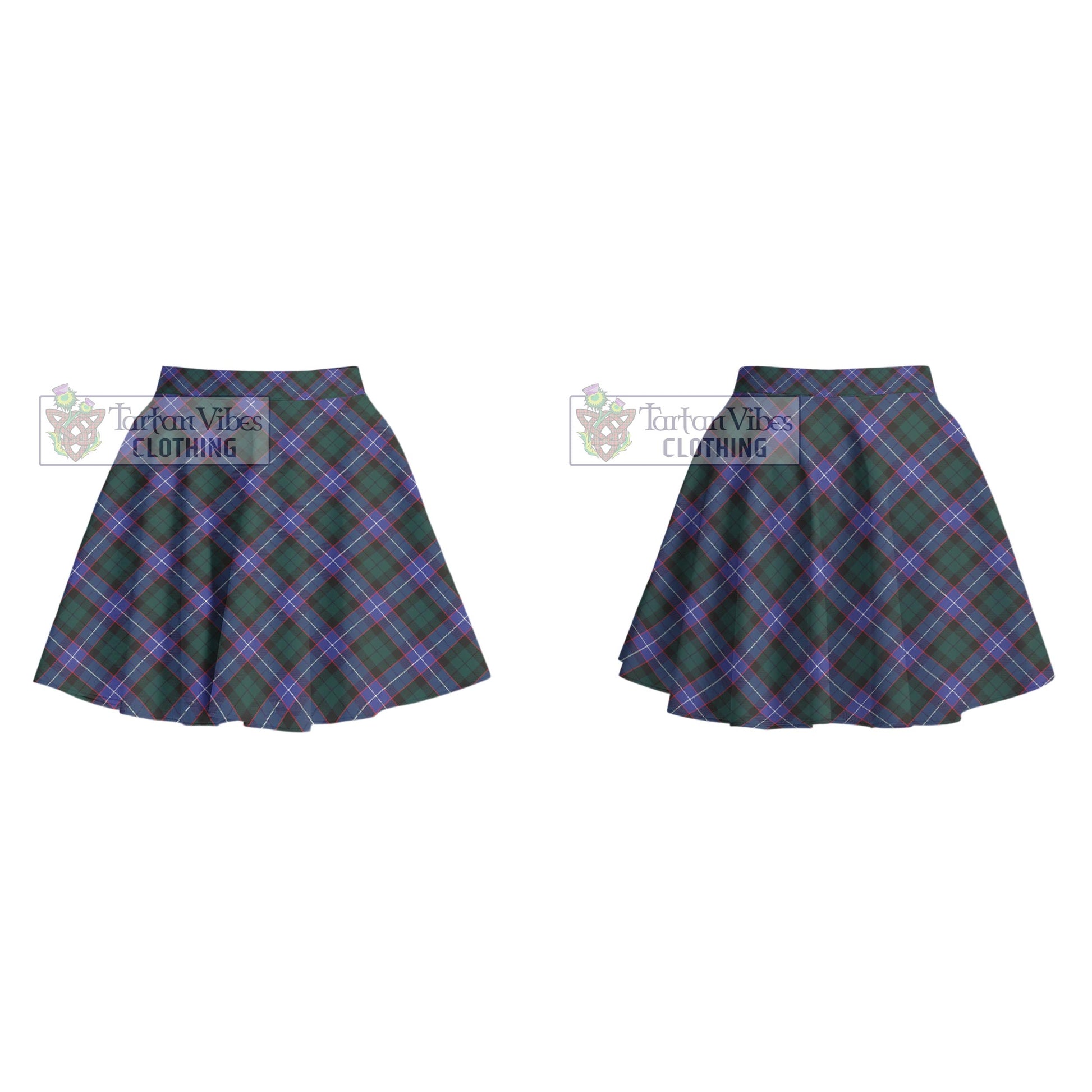 Tartan Vibes Clothing Guthrie Modern Tartan Women's Plated Mini Skirt