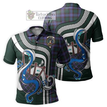 Guthrie Modern Tartan Polo Shirt with Epic Bagpipe Style