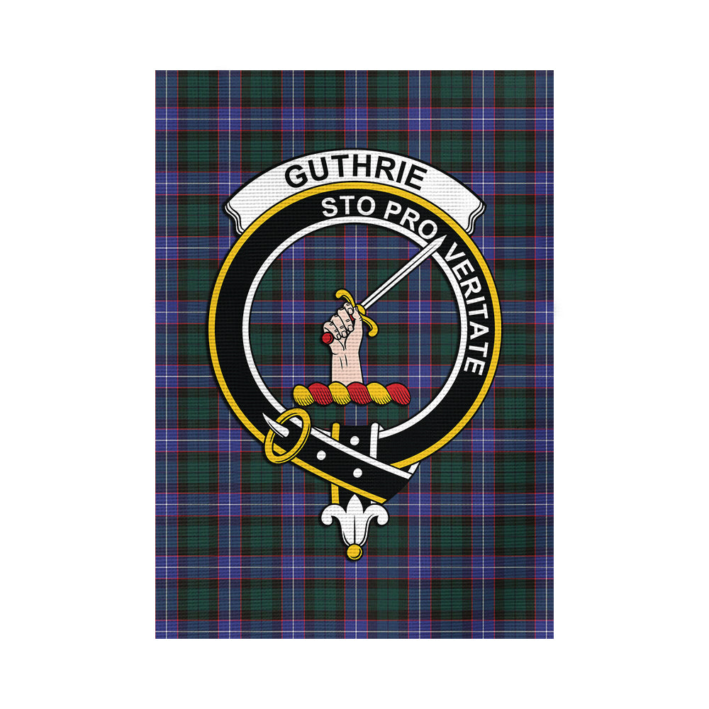 Guthrie Modern Tartan Flag with Family Crest - Tartan Vibes Clothing