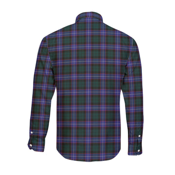 Guthrie Modern Tartan Long Sleeve Button Up Shirt with Family Crest