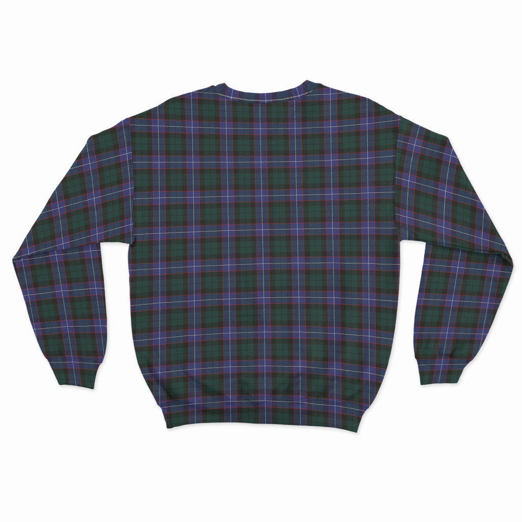 Guthrie Modern Tartan Sweatshirt with Family Crest - Tartan Vibes Clothing