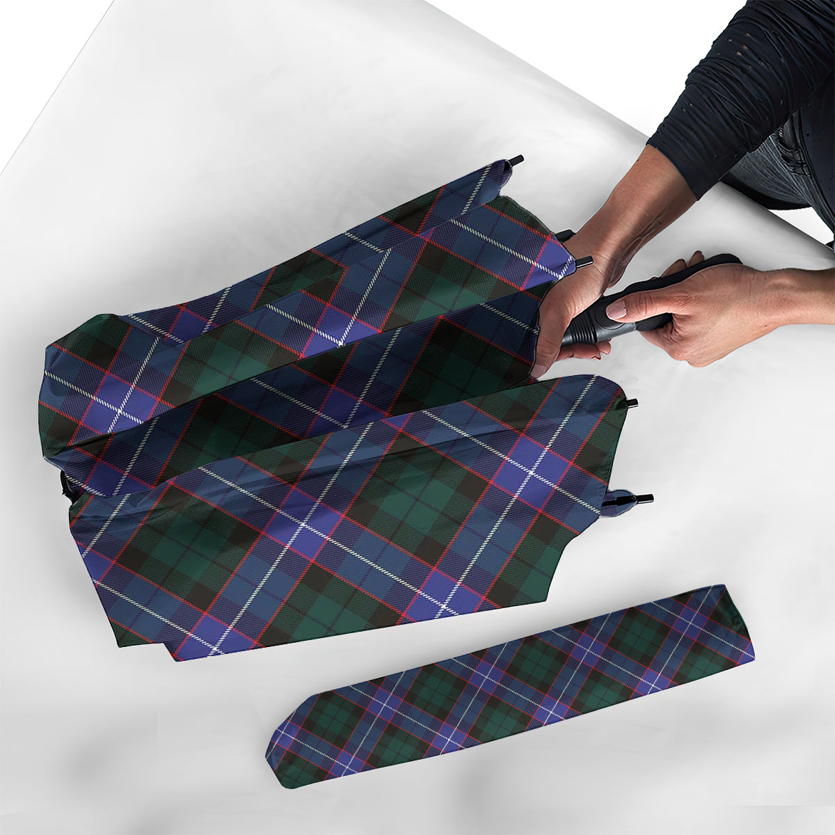 Guthrie Modern Tartan Umbrella - Tartanvibesclothing