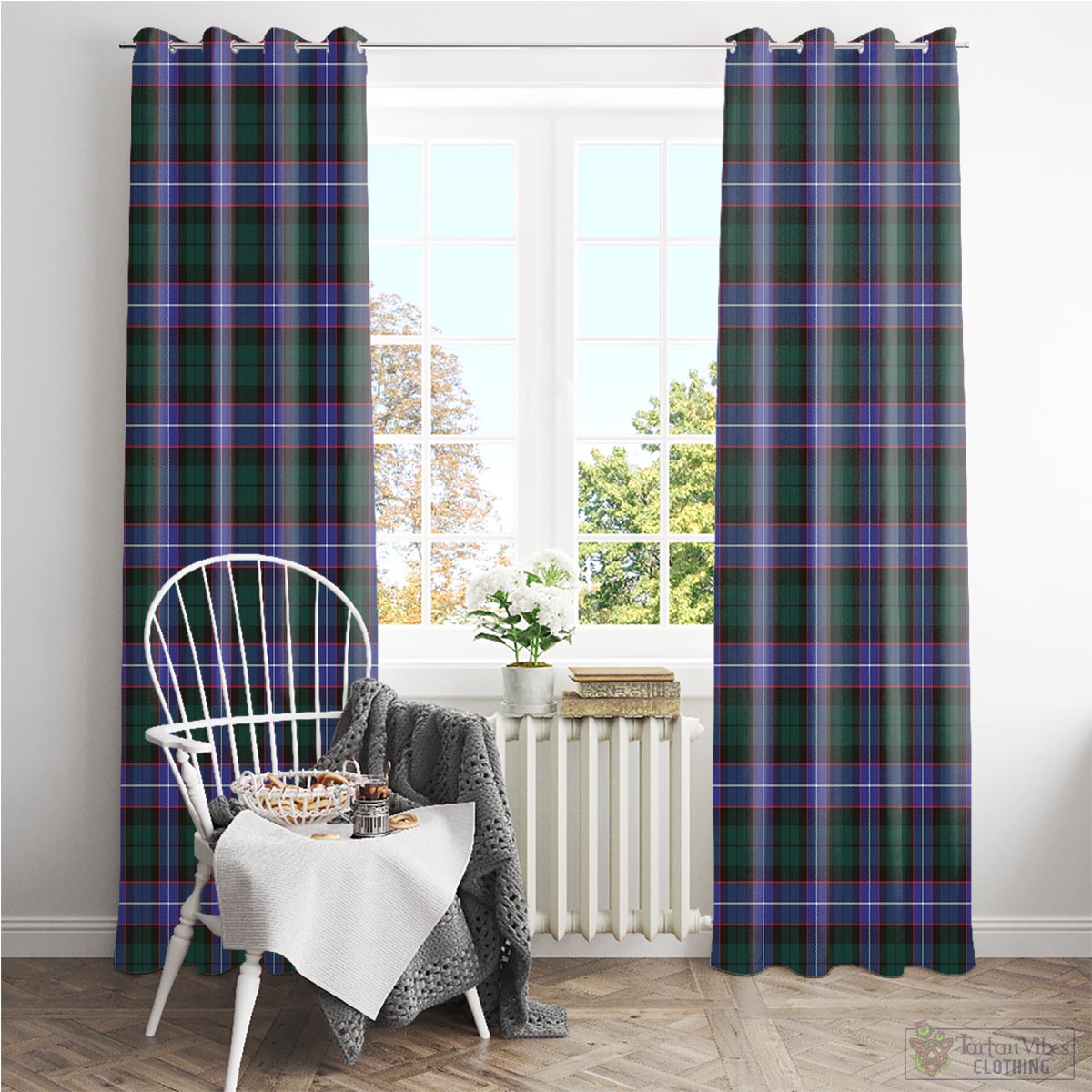 Guthrie Modern Tartan Window Curtain