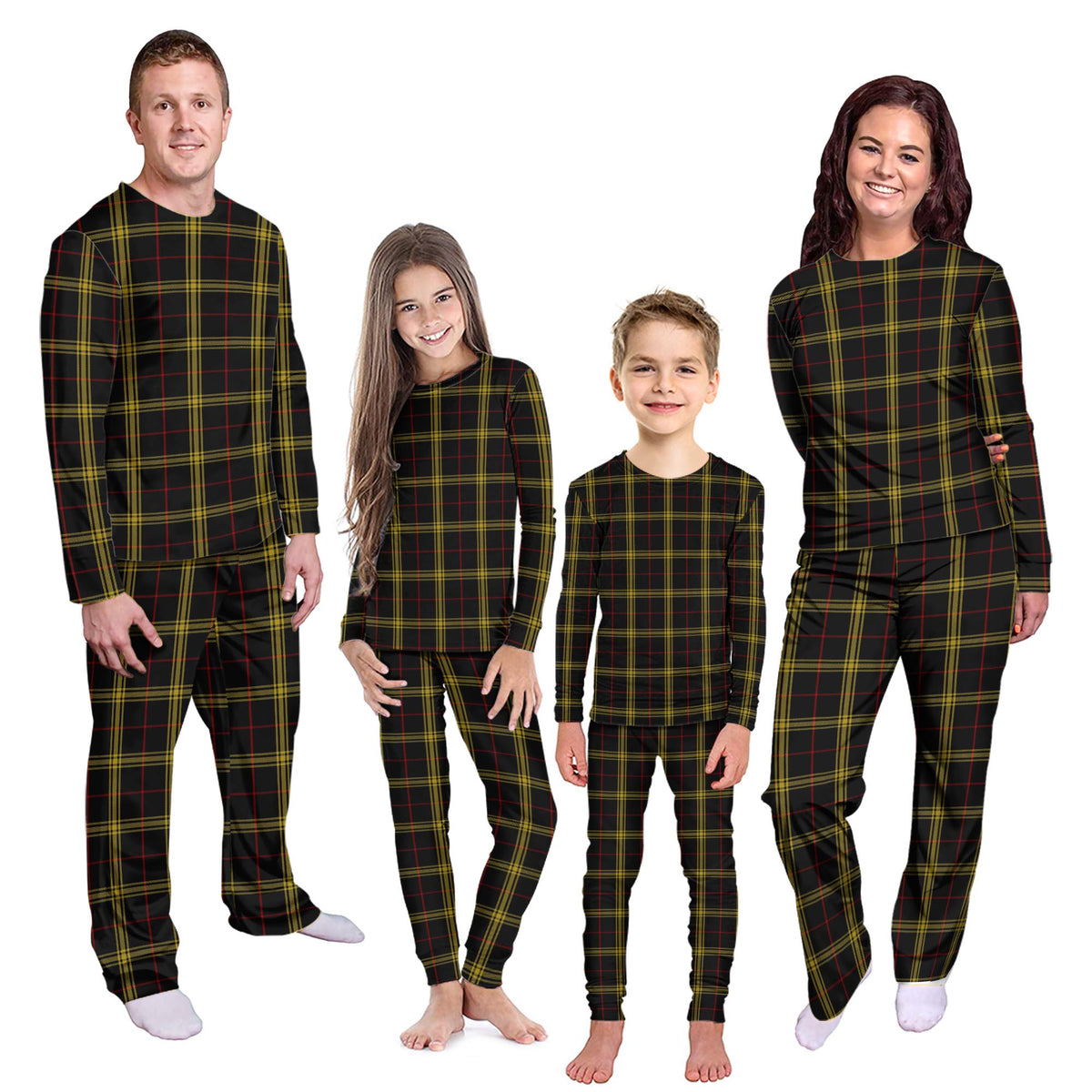 Gwynn Tartan Pajamas Family Set Kid - Tartan Vibes Clothing