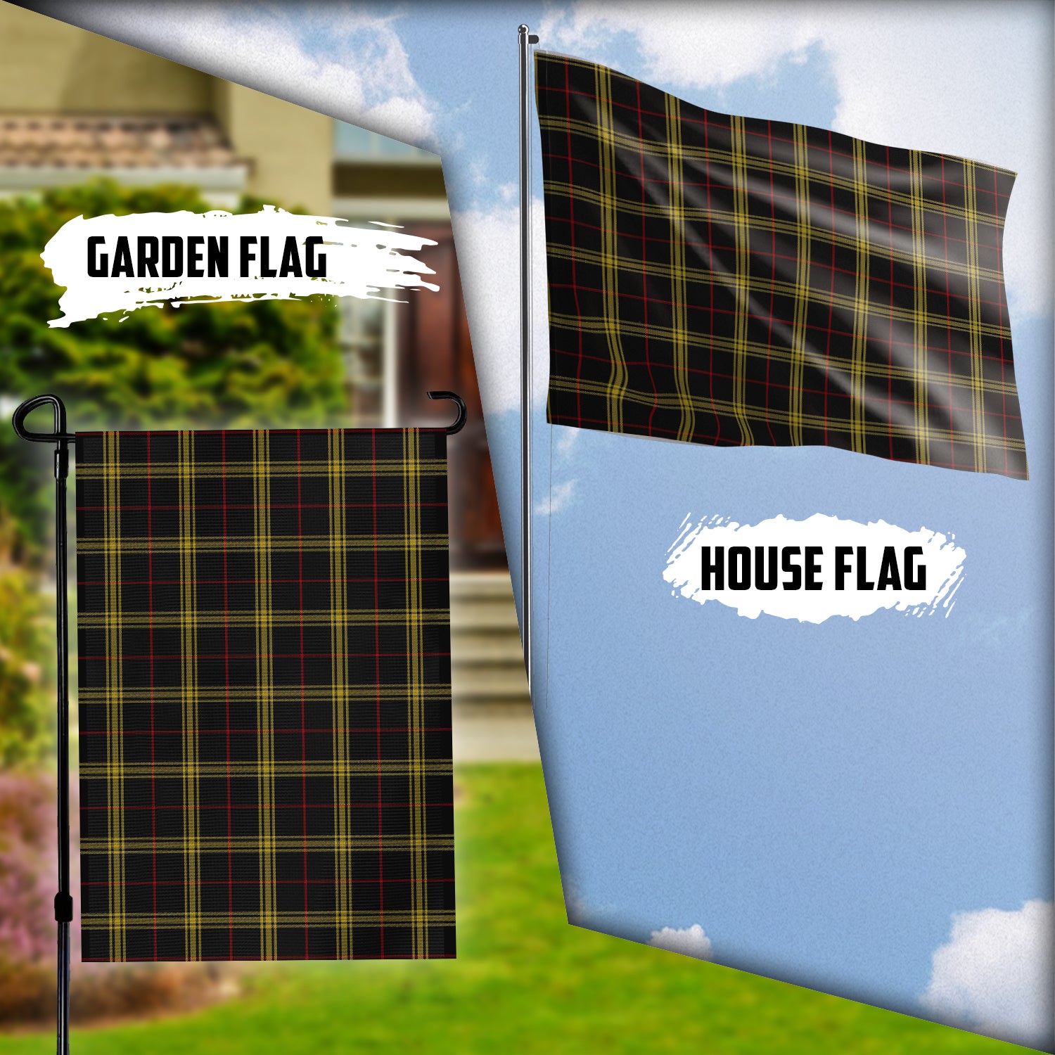 Gwynn Tartan Flag Garden Flag (Vertical) - Tartan Vibes Clothing