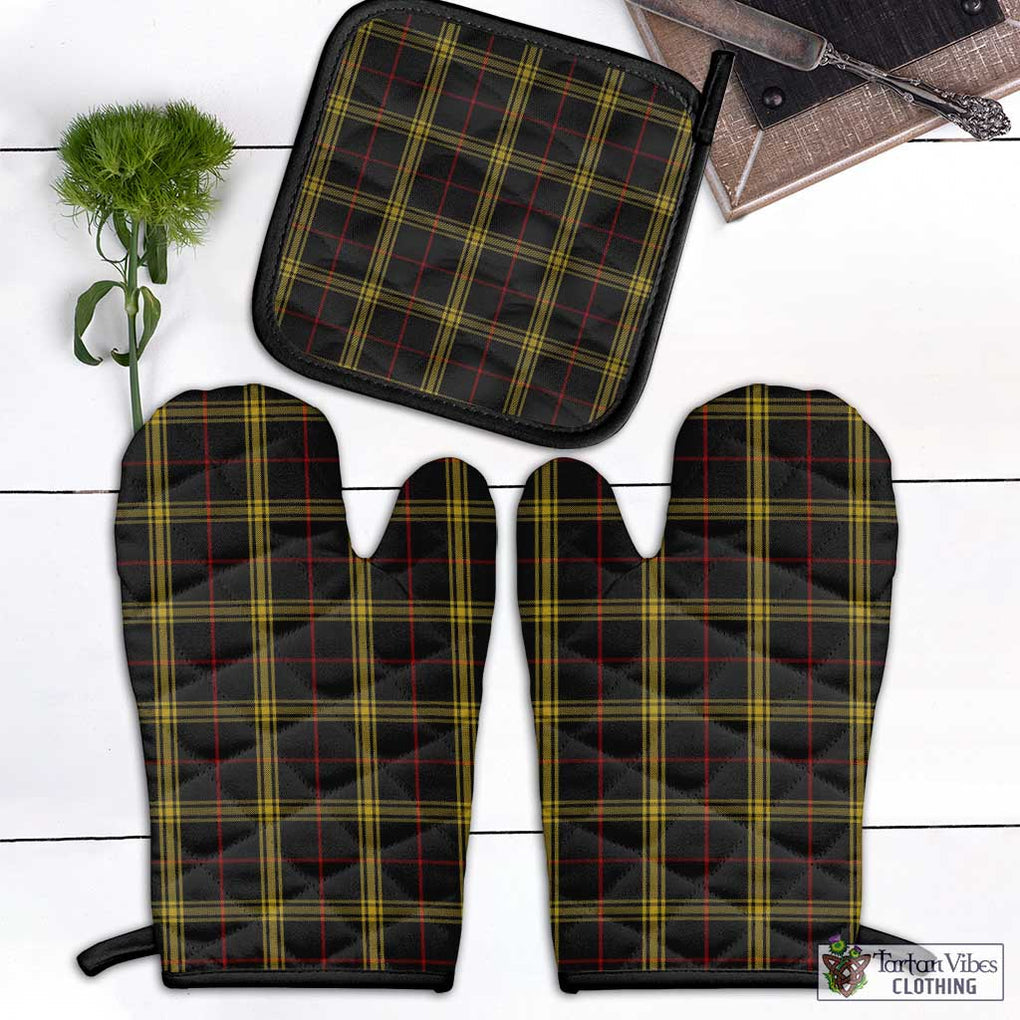 Gwynn Tartan Combo Oven Mitt & Pot-Holder Combo 1 Oven Mitt & 1 Pot-Holder Black - Tartan Vibes Clothing