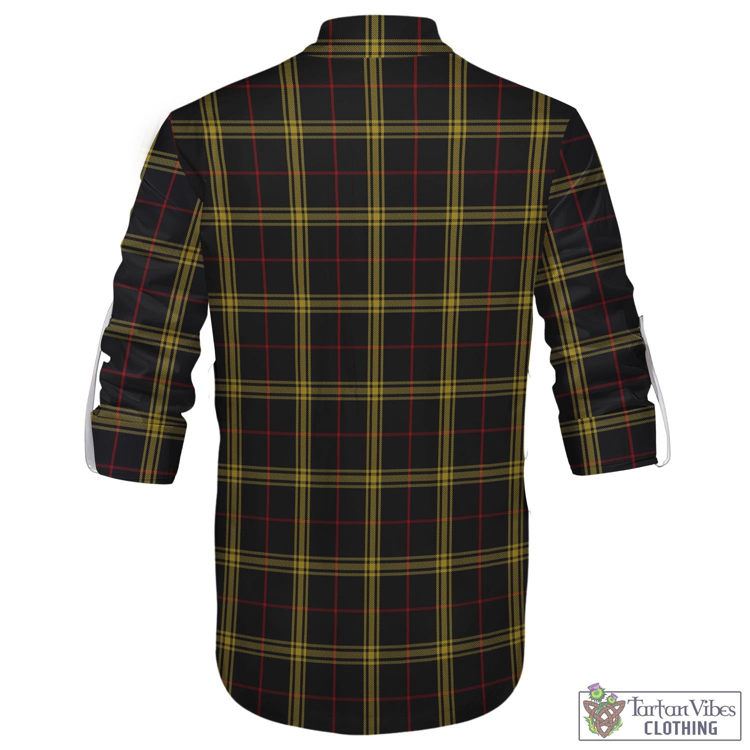 Tartan Vibes Clothing Gwynn Tartan Men's Scottish Traditional Jacobite Ghillie Kilt Shirt