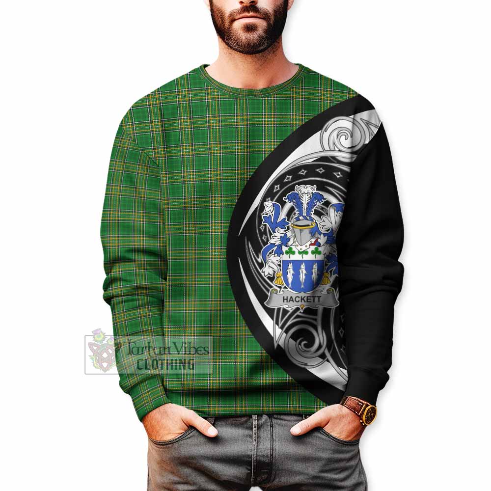 Hackett Irish Clan Sweatshirt Celtic Circle Style - Tartan Vibes Clothing