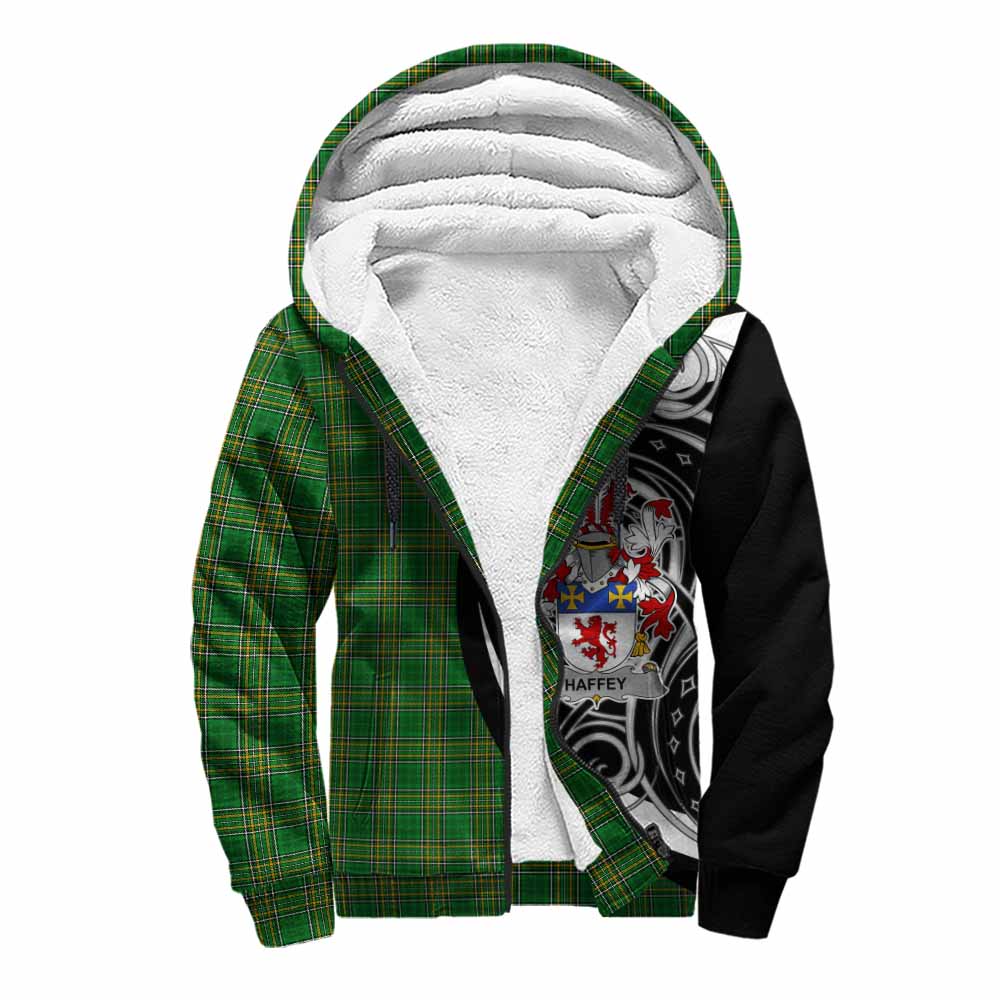 Haffey Irish Clan Sherpa Hoodie Celtic Circle Style Unisex S - Tartan Vibes Clothing