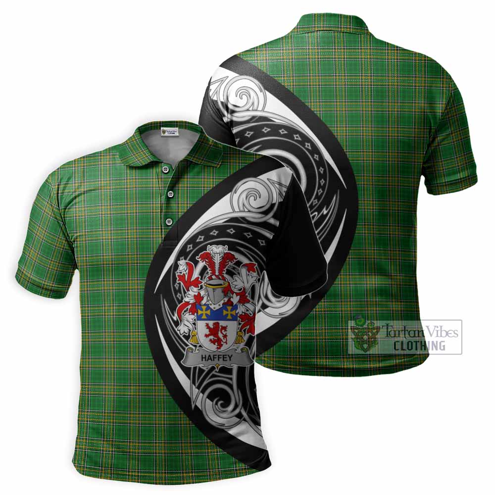 Haffey Irish Clan Polo Shirt Celtic Circle Style - Tartan Vibes Clothing