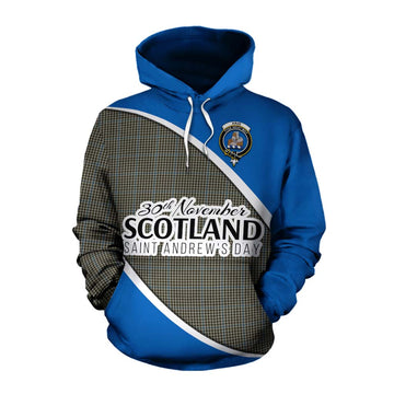 Haig Family Crest Tartan Cotton Hoodie Celebrate Saint Andrew's Day in Style