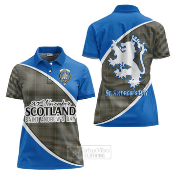 Haig Family Crest Tartan Women's Polo Shirt Celebrate Saint Andrew's Day in Style