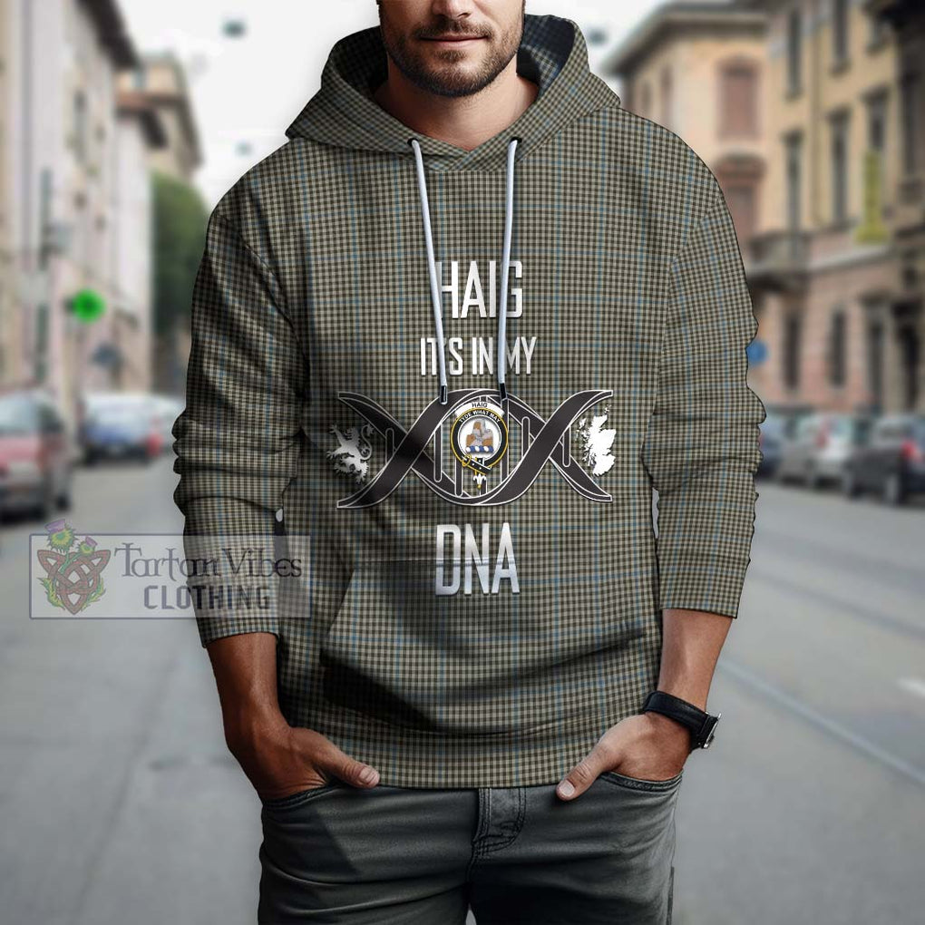 Haig Tartan Hoodie with Family Crest DNA In Me Style Pullover Hoodie - Tartanvibesclothing Shop