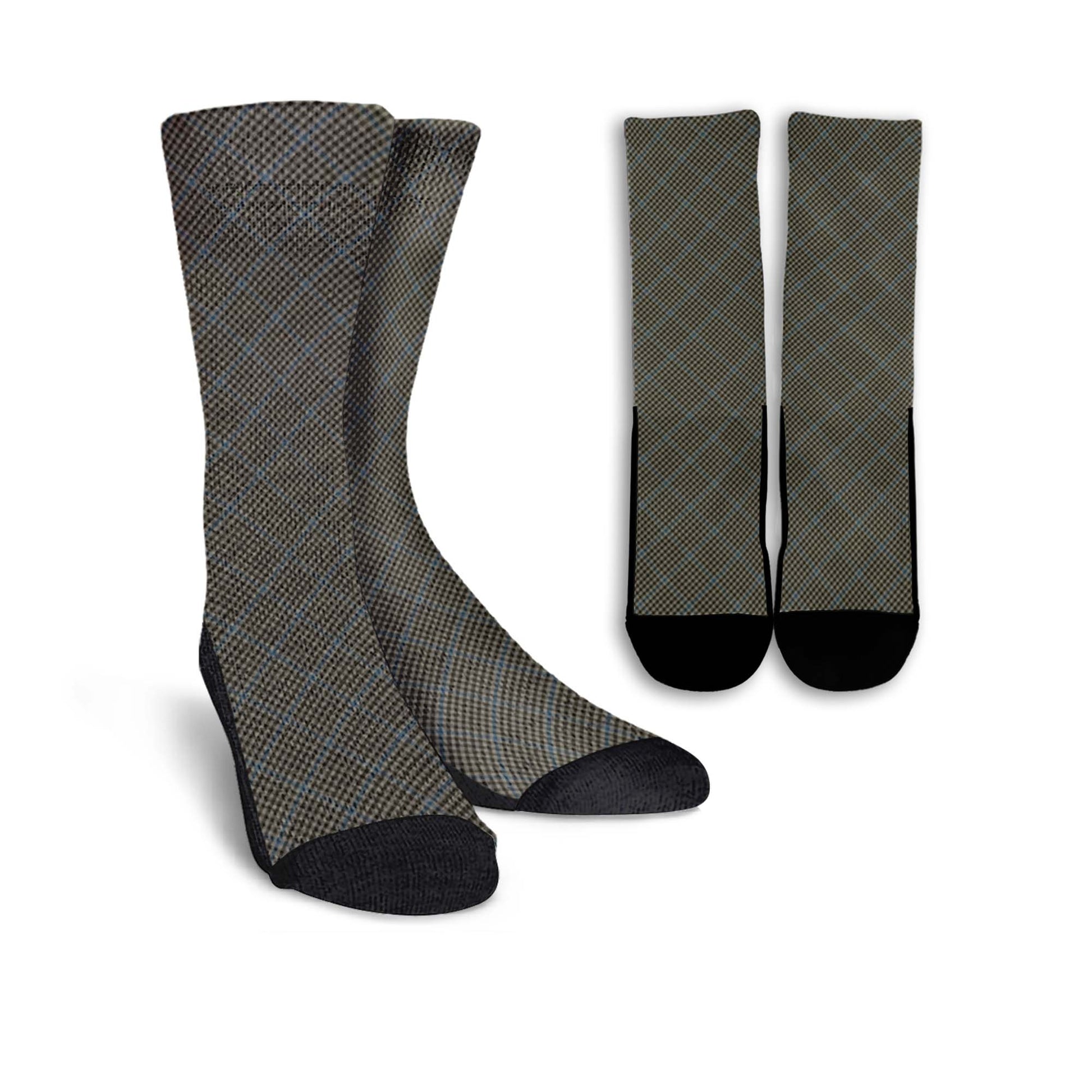 Haig Tartan Crew Socks Cross Tartan Style - Tartanvibesclothing