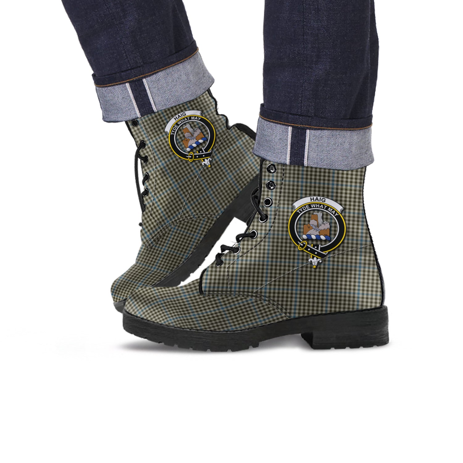 haig-tartan-leather-boots-with-family-crest