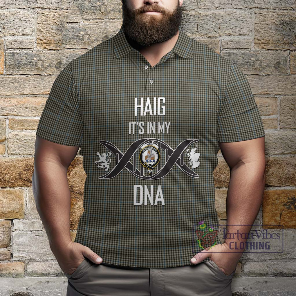 Haig Tartan Polo Shirt with Family Crest DNA In Me Style Kid - Tartanvibesclothing Shop