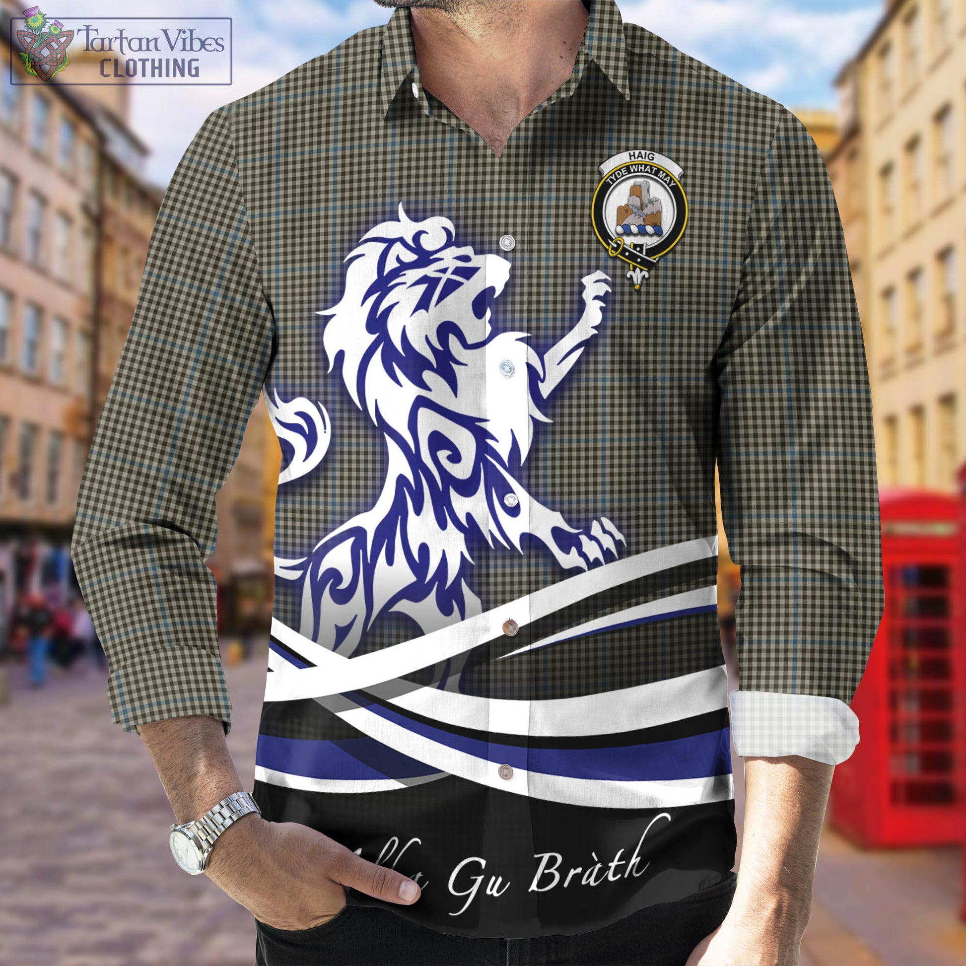 haig-tartan-long-sleeve-button-up-shirt-with-alba-gu-brath-regal-lion-emblem