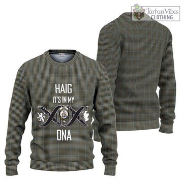 Haig Tartan Ugly Sweater with Family Crest DNA In Me Style